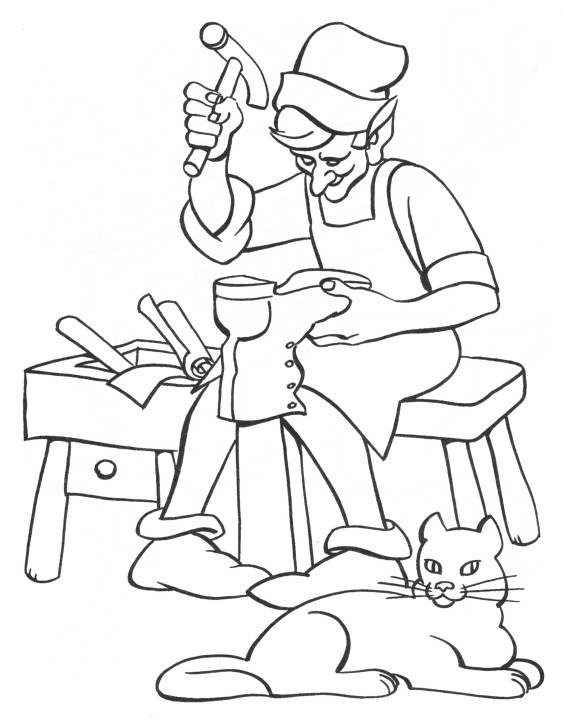 Coloring page: Elf (Characters) #93949 - Free Printable Coloring Pages