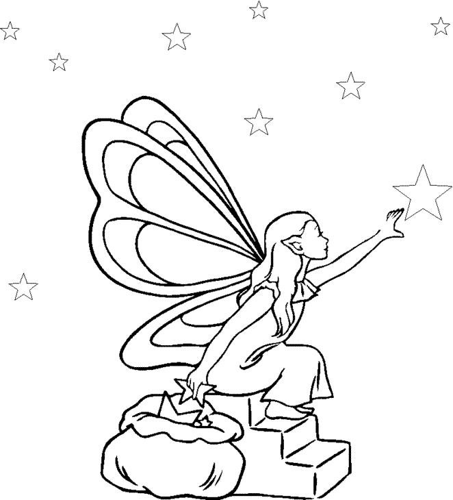 Coloring page: Elf (Characters) #93955 - Free Printable Coloring Pages