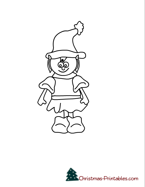 Coloring page: Elf (Characters) #93971 - Free Printable Coloring Pages