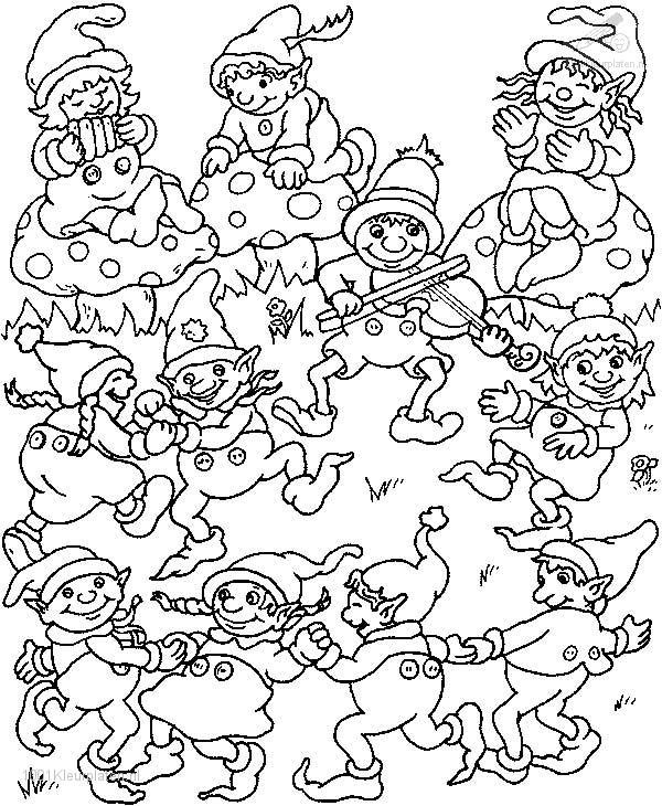 Coloring page: Elf (Characters) #93981 - Free Printable Coloring Pages