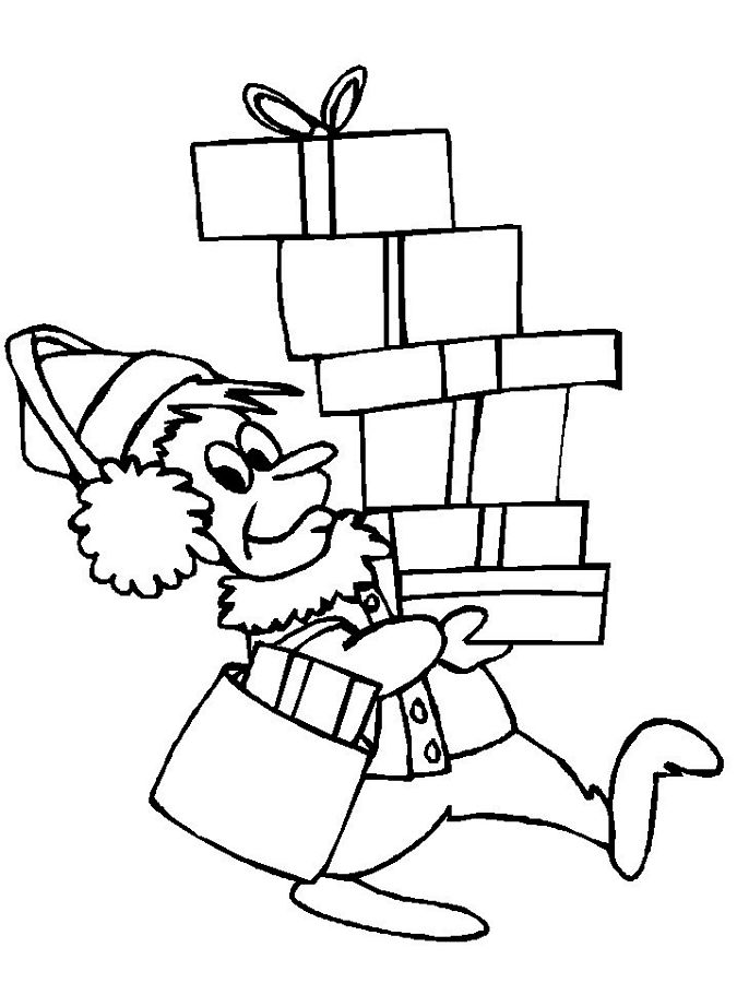 Coloring page: Elf (Characters) #93983 - Free Printable Coloring Pages