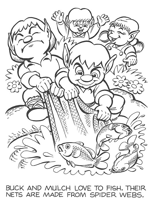 Coloring page: Elf (Characters) #93986 - Printable coloring pages