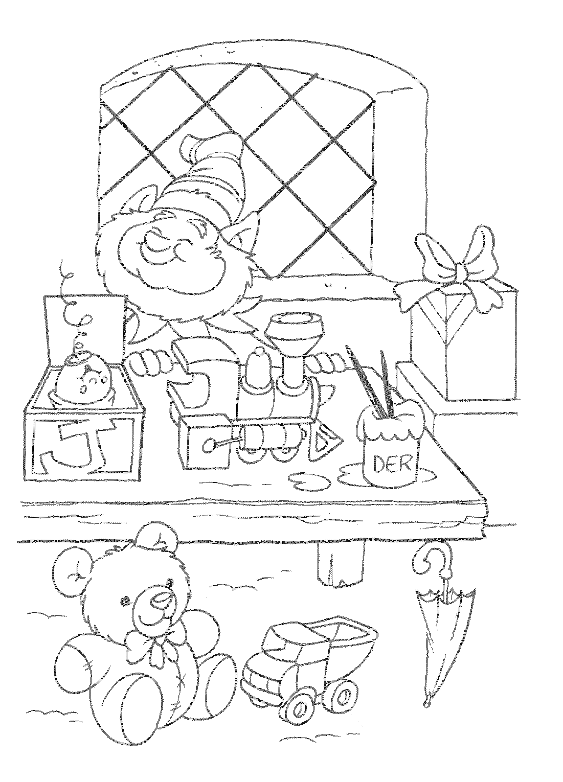 Coloring page: Elf (Characters) #93988 - Free Printable Coloring Pages