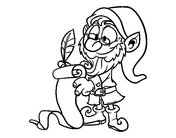 Coloring page: Elf (Characters) #94006 - Free Printable Coloring Pages