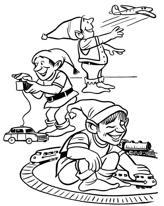 Coloring page: Elf (Characters) #94021 - Printable coloring pages