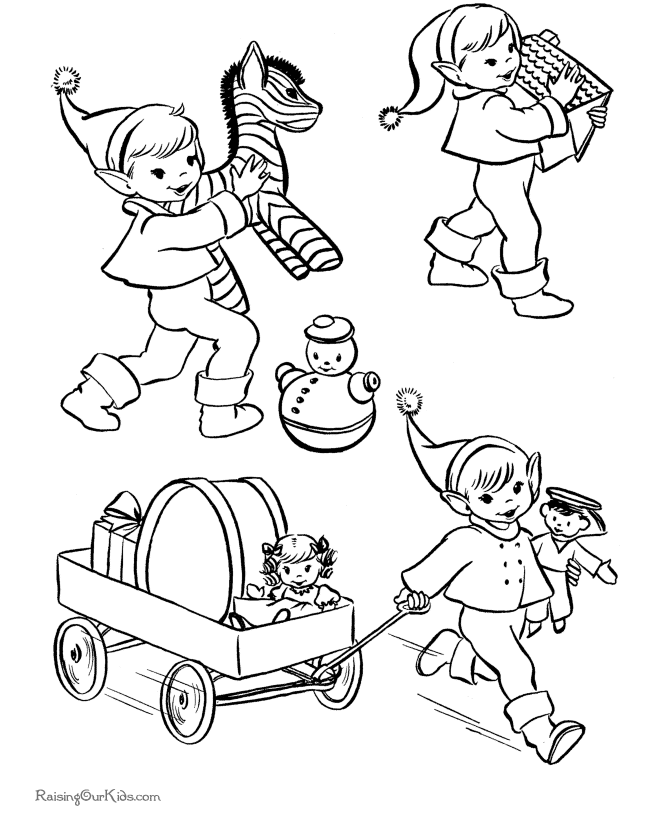 Coloring page: Elf (Characters) #94022 - Free Printable Coloring Pages