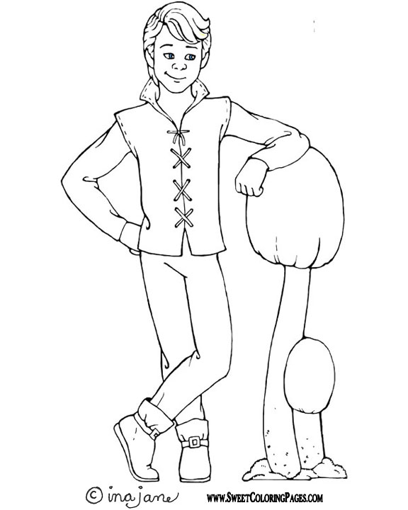 Coloring page: Elf (Characters) #94027 - Printable coloring pages
