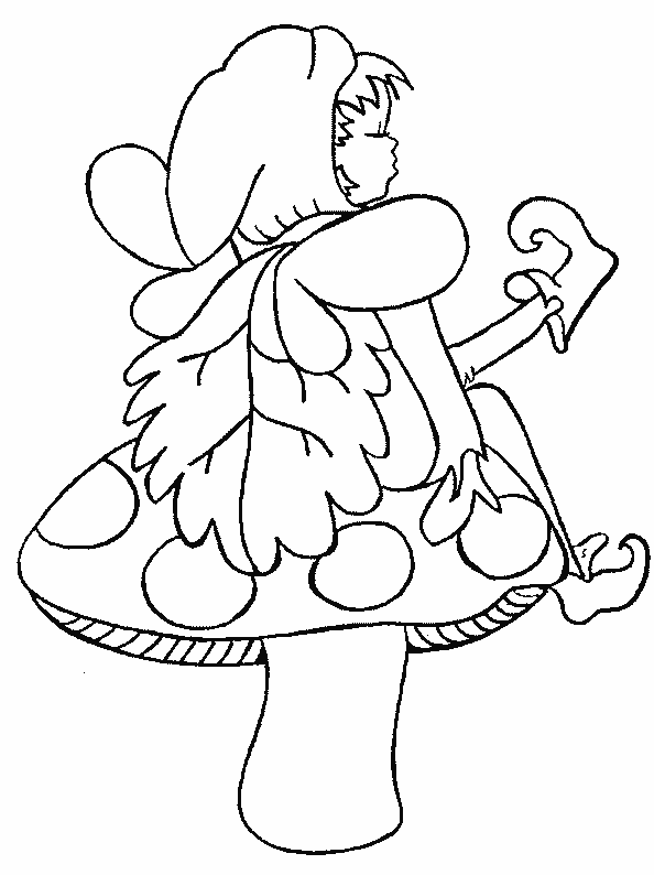 Coloring page: Elf (Characters) #94028 - Free Printable Coloring Pages