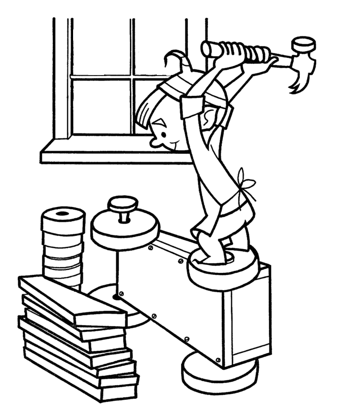 Coloring page: Elf (Characters) #94043 - Free Printable Coloring Pages