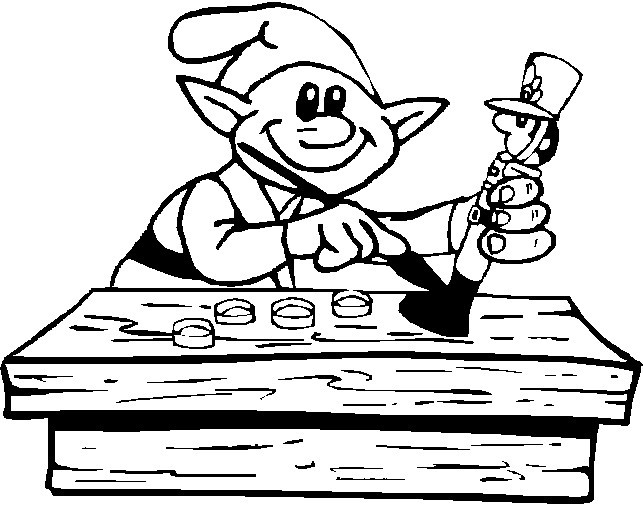 Coloring page: Elf (Characters) #94067 - Free Printable Coloring Pages