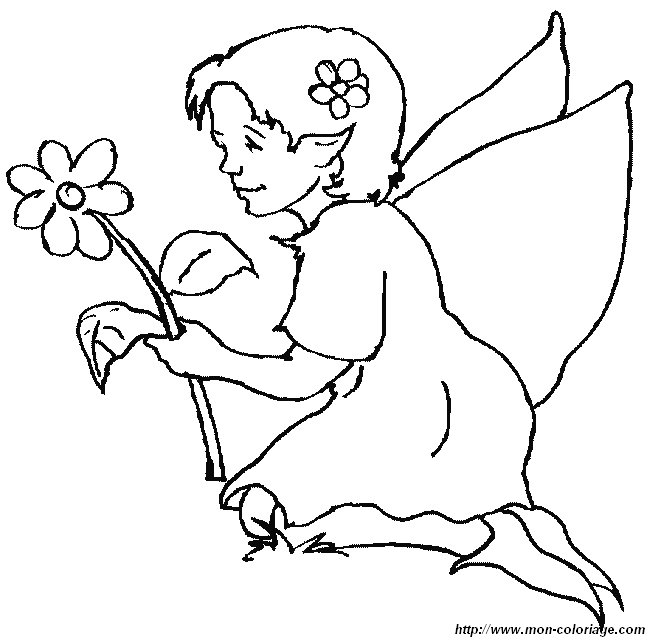 Coloring page: Elf (Characters) #94077 - Free Printable Coloring Pages
