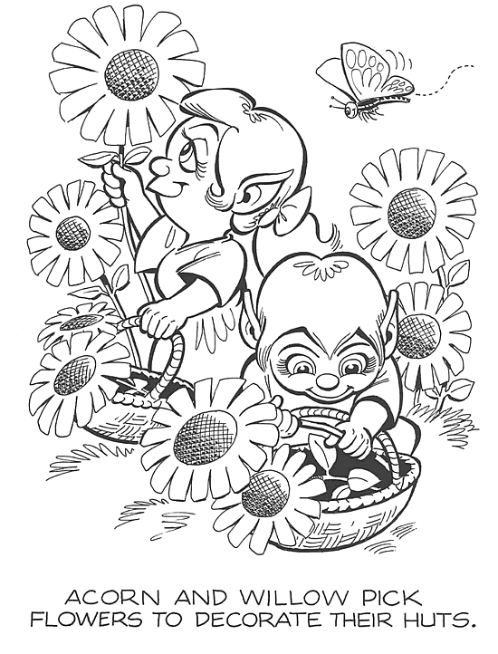 Coloring page: Elf (Characters) #94105 - Printable coloring pages