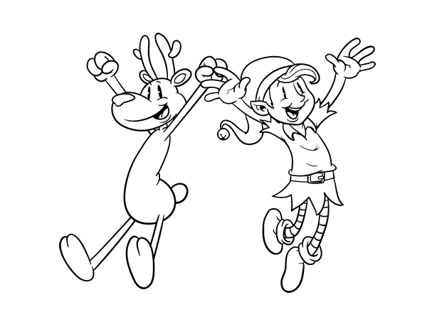 Coloring page: Elf (Characters) #94106 - Free Printable Coloring Pages