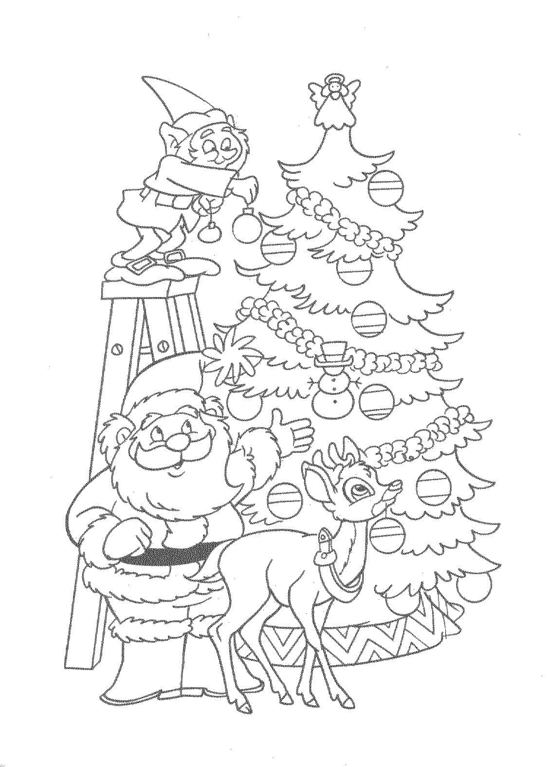 Coloring page: Elf (Characters) #94112 - Free Printable Coloring Pages