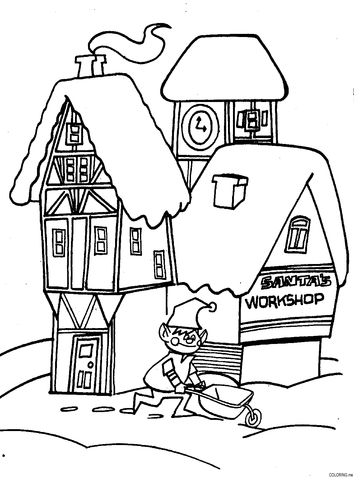Coloring page: Elf (Characters) #94118 - Free Printable Coloring Pages