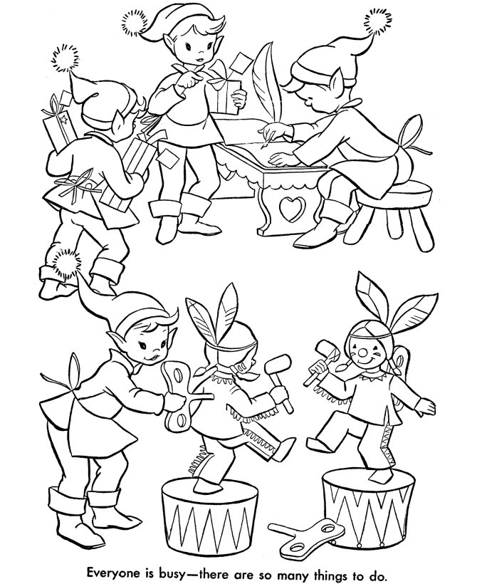 Coloring page: Elf (Characters) #94122 - Free Printable Coloring Pages