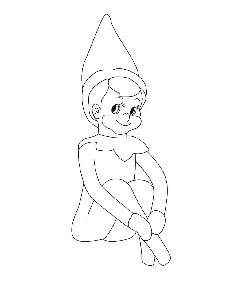 Coloring page: Elf (Characters) #94129 - Free Printable Coloring Pages