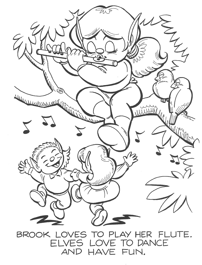 Coloring page: Elf (Characters) #94134 - Printable coloring pages