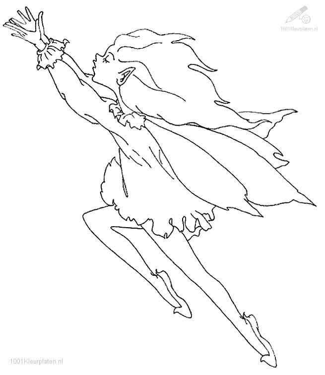 Coloring page: Elf (Characters) #94160 - Printable coloring pages