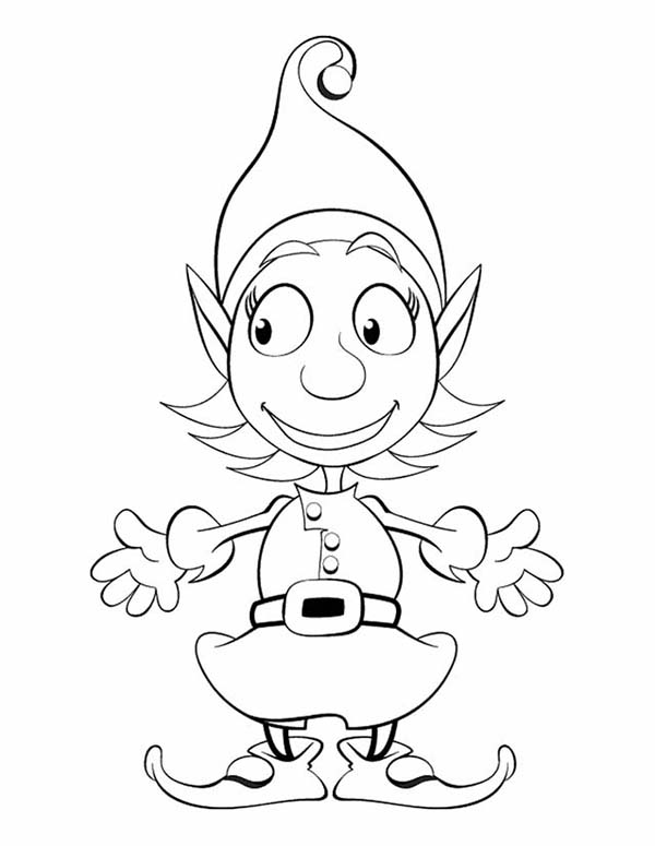 Coloring page: Elf (Characters) #94185 - Free Printable Coloring Pages