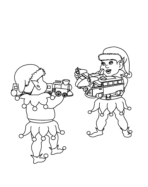 Coloring page: Elf (Characters) #94205 - Printable coloring pages
