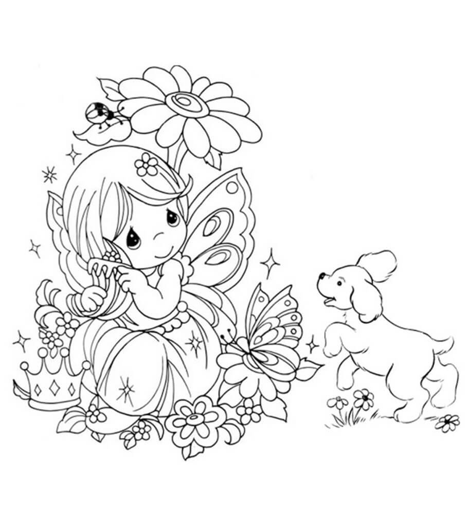 Free printable Fairy coloring page #172254 from Characters collection Free printable Fairy coloring page #172254 from Characters collection