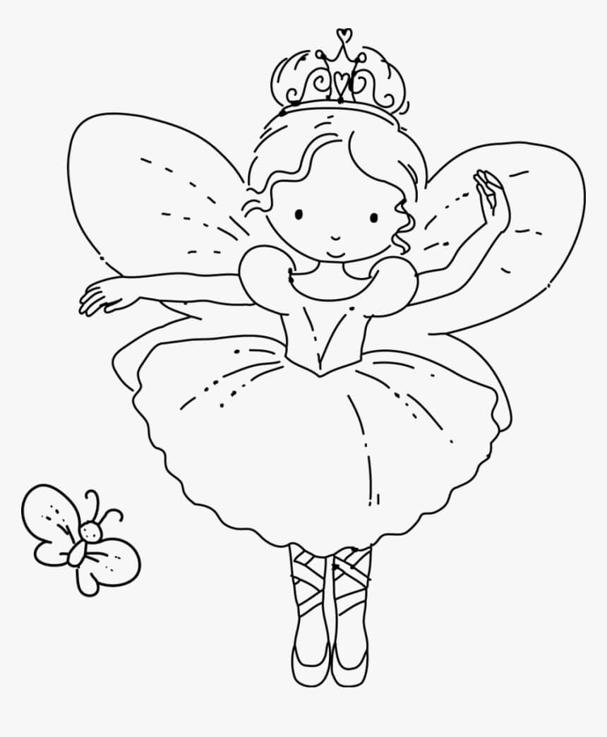 Free printable Fairy coloring page #172261 from Characters collection