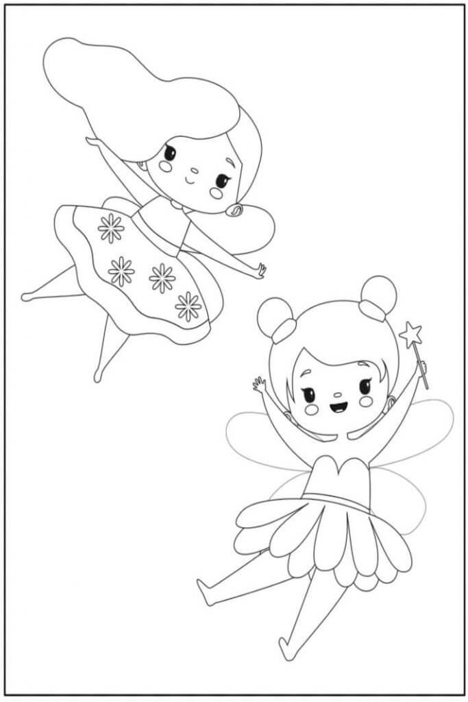 Free printable Fairy coloring page #172282 from Characters collection