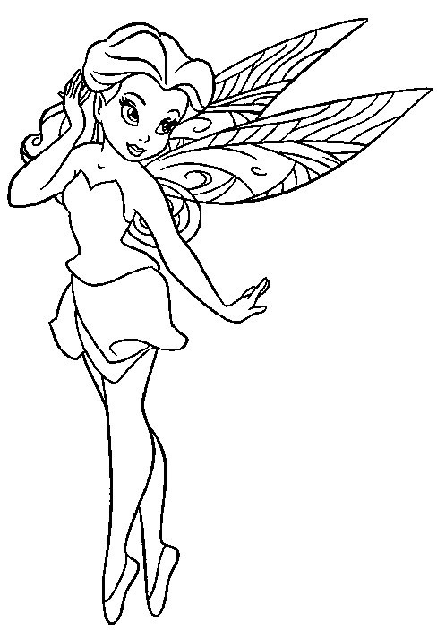 Coloring page: Fairy (Characters) #95780 - Free Printable Coloring Pages