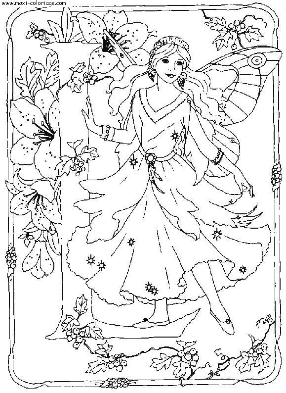 Coloring page: Fairy (Characters) #95783 - Free Printable Coloring Pages