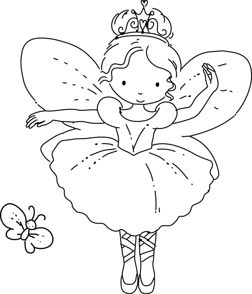Coloring page: Fairy (Characters) #95789 - Free Printable Coloring Pages