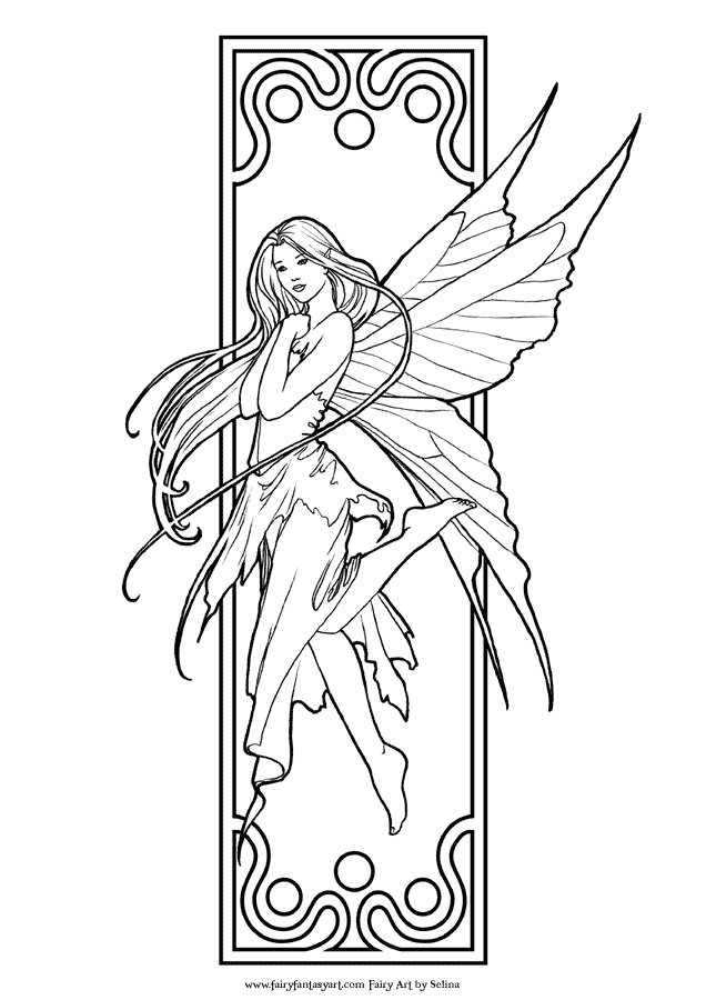 Coloring page: Fairy (Characters) #95798 - Free Printable Coloring Pages