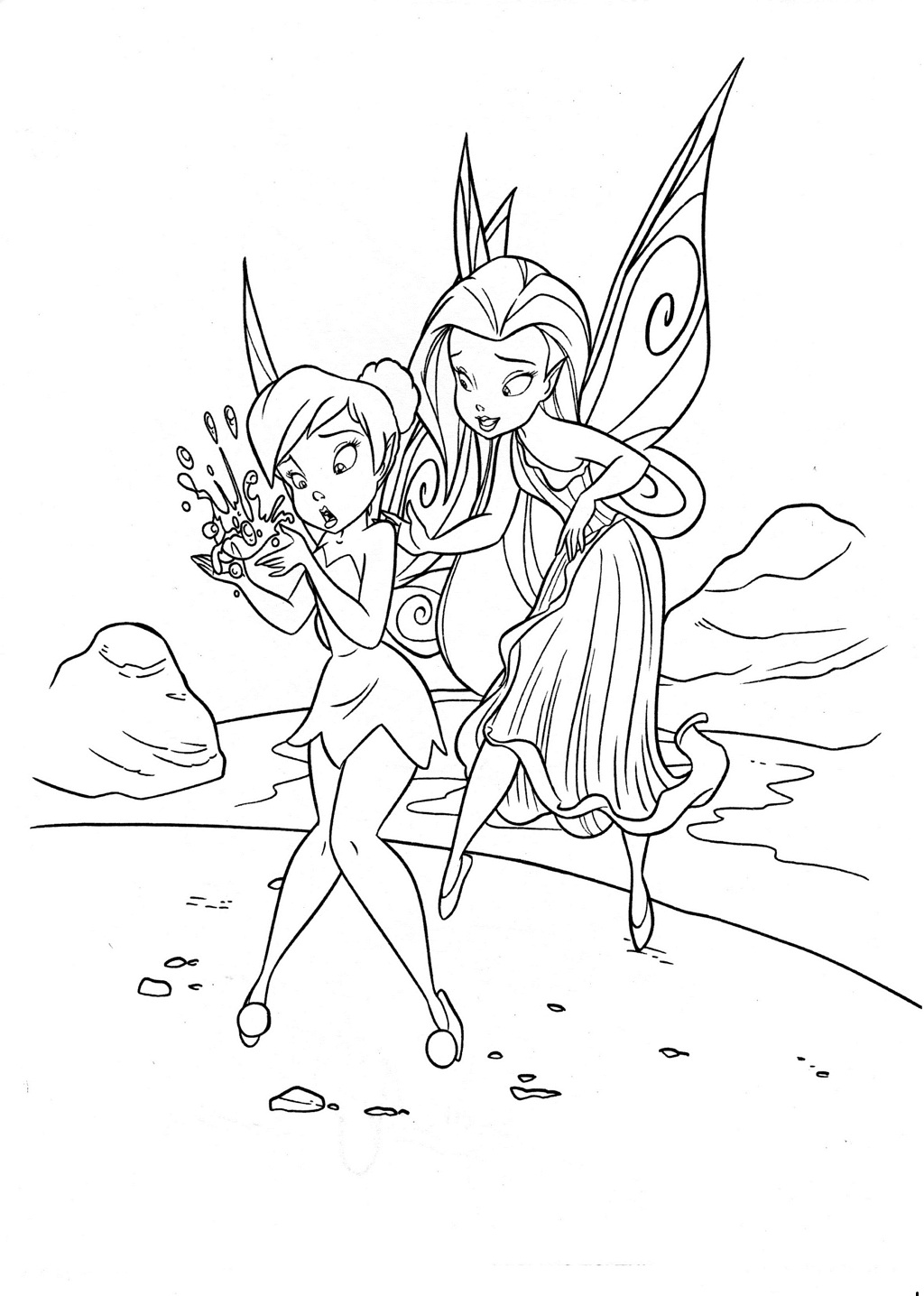 Coloring page: Fairy (Characters) #95806 - Free Printable Coloring Pages