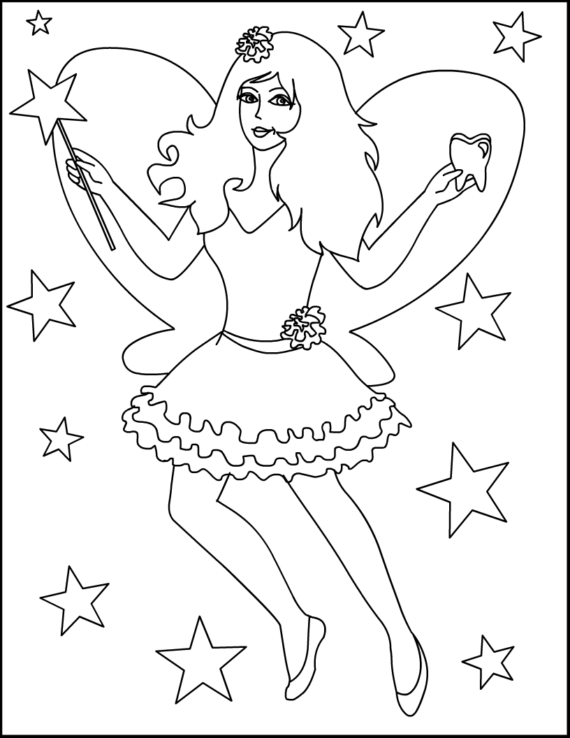 Coloring page: Fairy (Characters) #95808 - Free Printable Coloring Pages