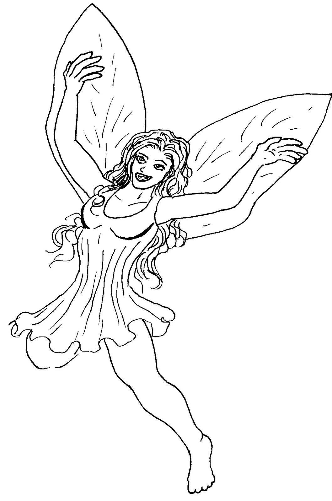 Coloring page: Fairy (Characters) #95810 - Printable coloring pages