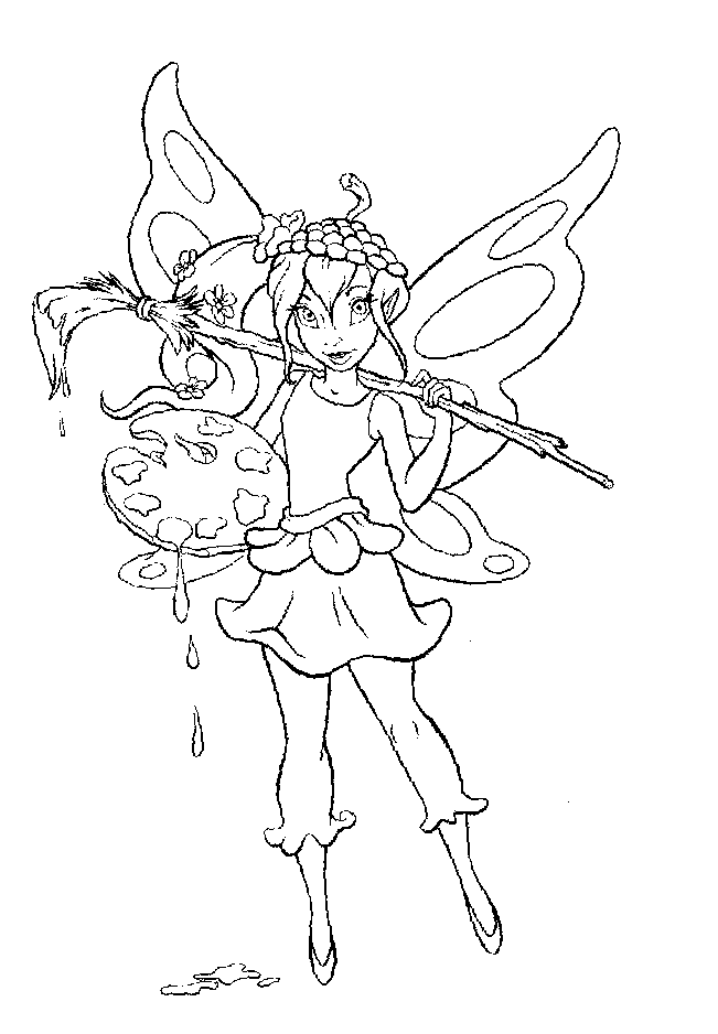 Coloring page: Fairy (Characters) #95823 - Printable coloring pages