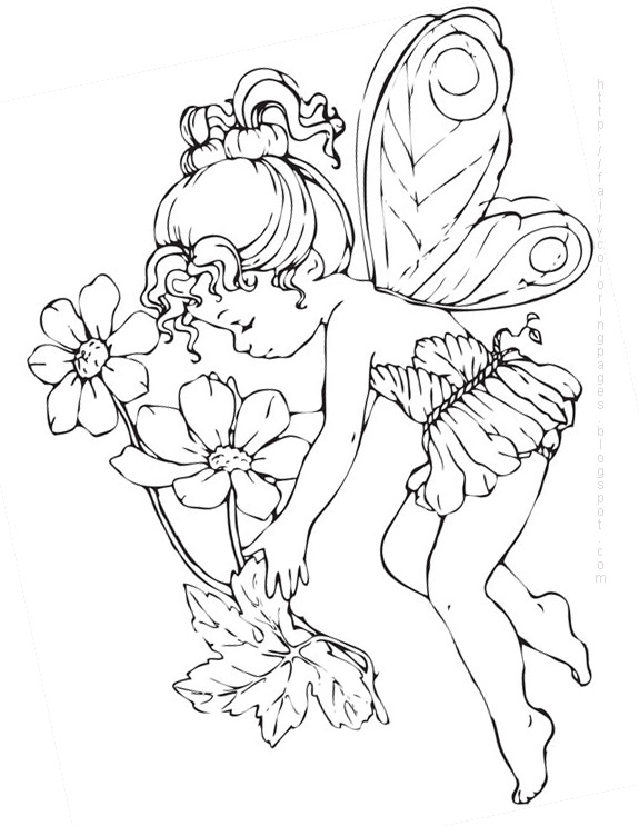 Coloring page: Fairy (Characters) #95827 - Free Printable Coloring Pages