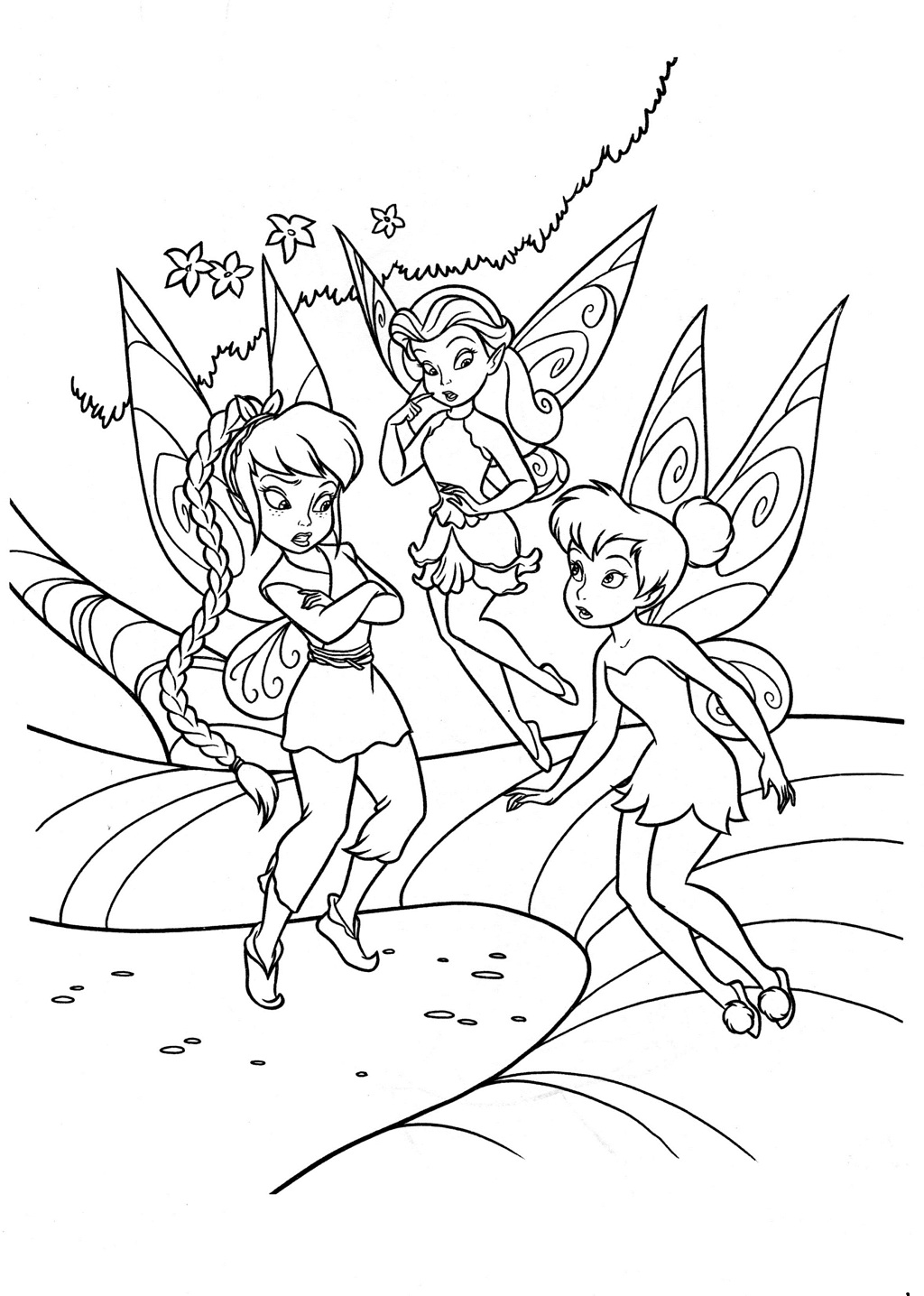 Coloring page: Fairy (Characters) #95835 - Printable coloring pages