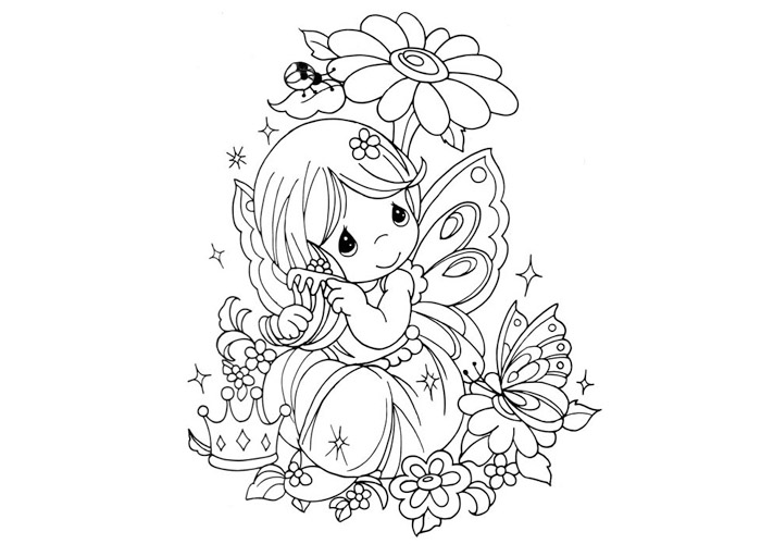 Coloring page: Fairy (Characters) #95841 - Free Printable Coloring Pages