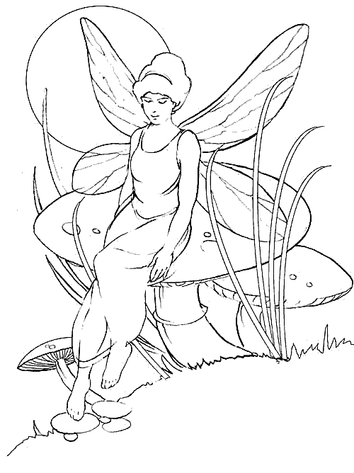 Coloring page: Fairy (Characters) #95859 - Free Printable Coloring Pages