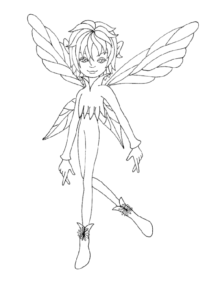 Coloring page: Fairy (Characters) #95865 - Free Printable Coloring Pages