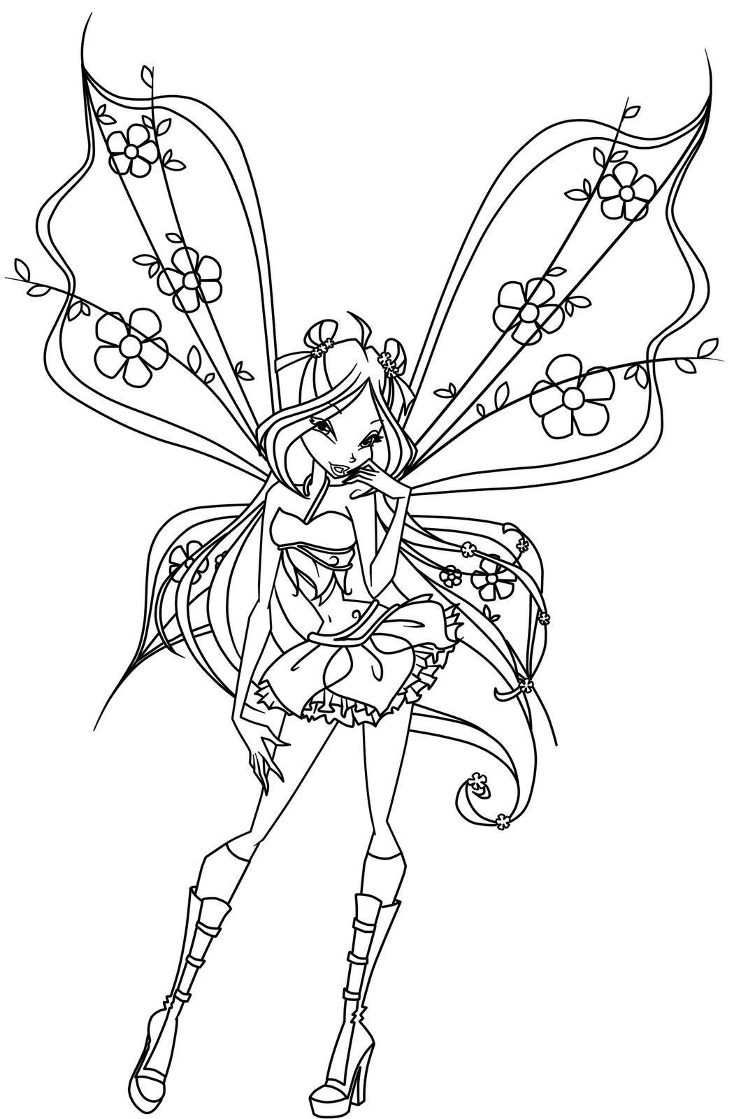 Coloring page: Fairy (Characters) #95866 - Free Printable Coloring Pages