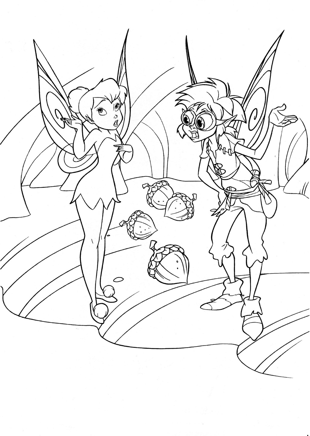 Coloring page: Fairy (Characters) #95869 - Free Printable Coloring Pages