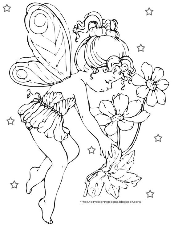 Coloring page: Fairy (Characters) #95870 - Free Printable Coloring Pages