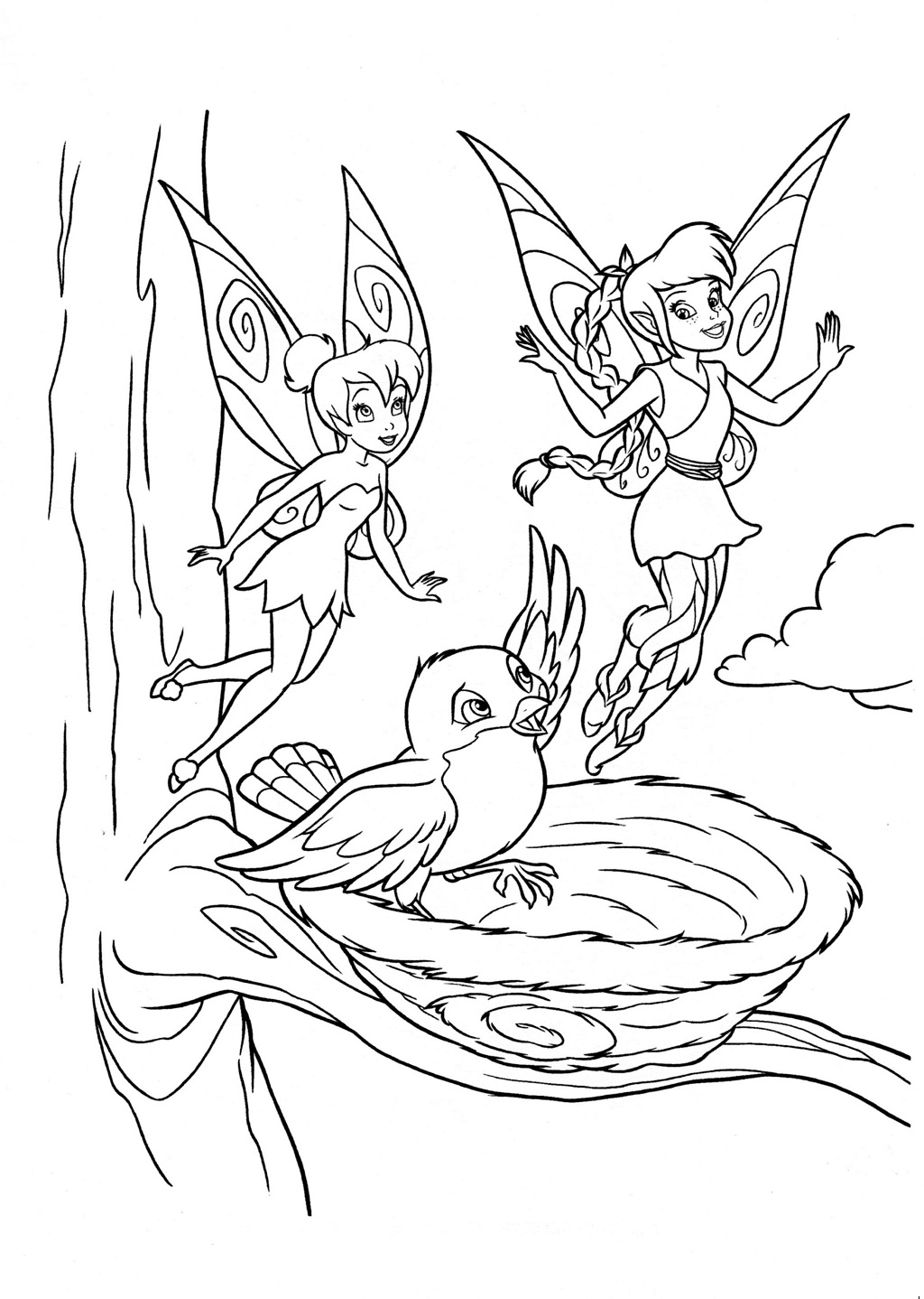 Coloring page: Fairy (Characters) #95881 - Free Printable Coloring Pages