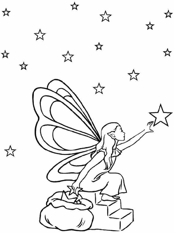 Coloring page: Fairy (Characters) #95891 - Free Printable Coloring Pages