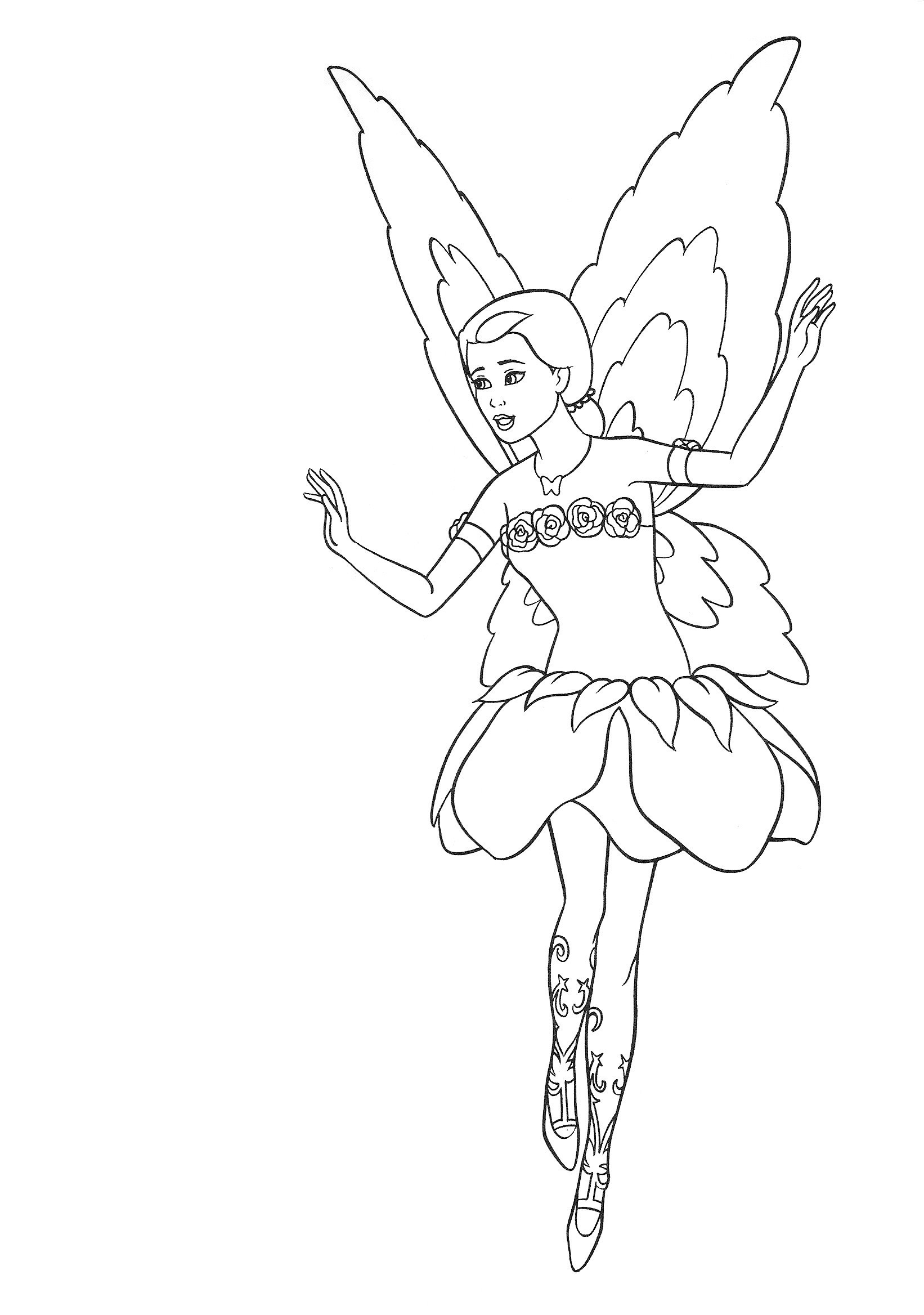 Coloring page: Fairy (Characters) #95893 - Free Printable Coloring Pages