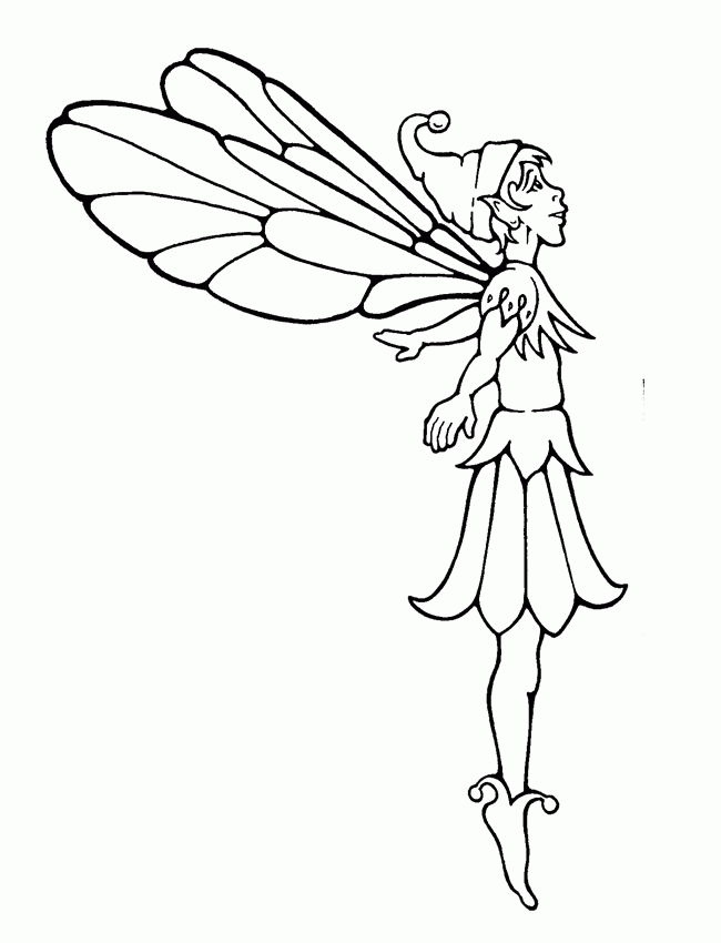 Coloring page: Fairy (Characters) #95897 - Free Printable Coloring Pages