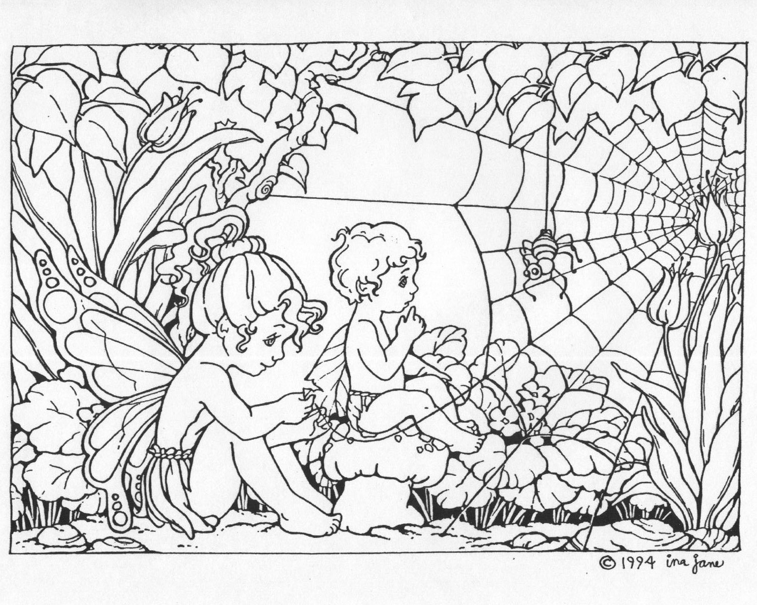 Coloring page: Fairy (Characters) #95903 - Free Printable Coloring Pages