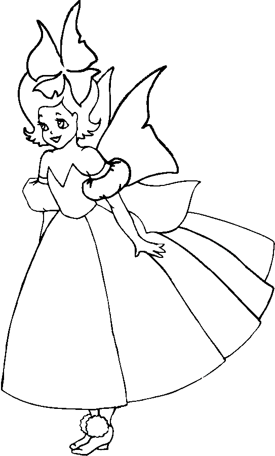 Coloring page: Fairy (Characters) #95905 - Free Printable Coloring Pages